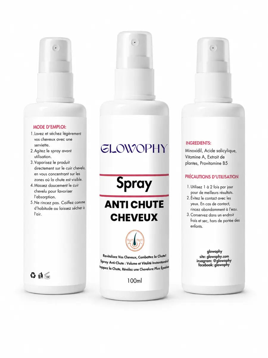 Spray anti-chute au Minoxidil 100 ml