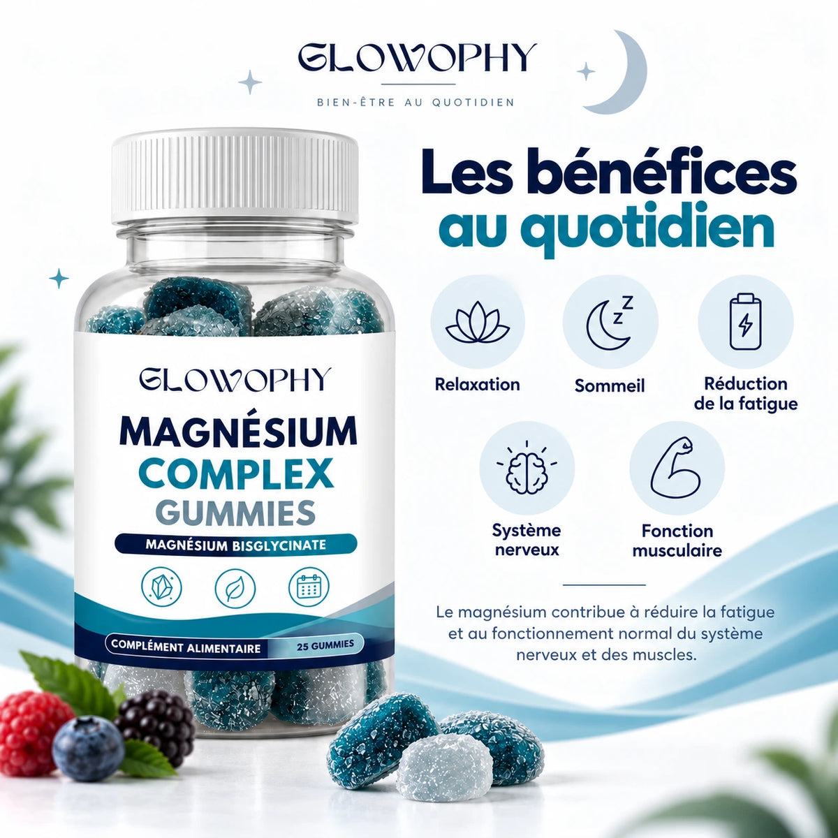 Gummies Magnésium Bisglycinate