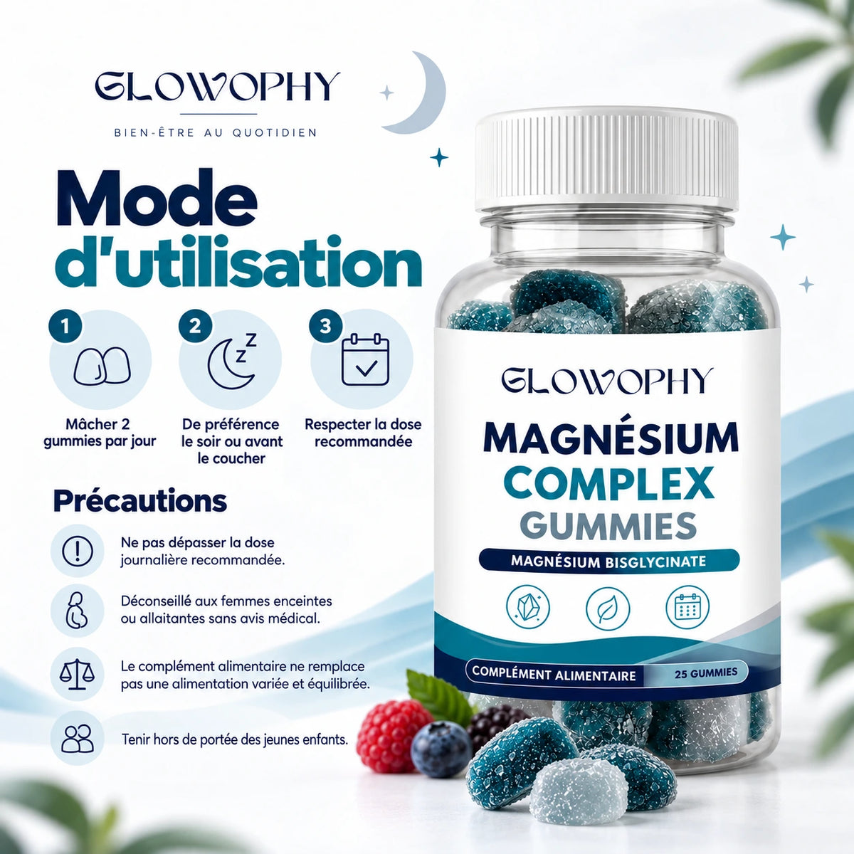 Gummies Magnésium Bisglycinate