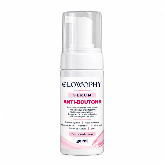 Sérum Anti-Boutons à l’Acide Salicylique – GLOWOPHY 30 ml