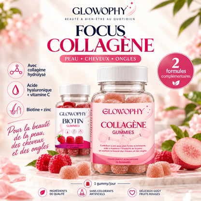Pack Biotine + Collagène Gummies – Cheveux, Peau & Ongles